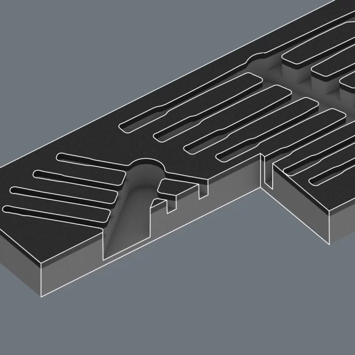 Wera 9833 Foam insert 6001 Joker Set 1 05137333001