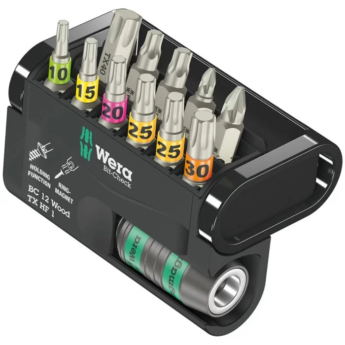 Wera Bit-Check 12 Wood TX HF 1