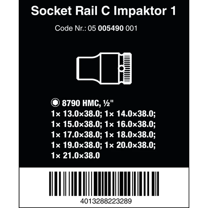 Wera C İmpaktor Lokma Tutuculu Set  05005490001