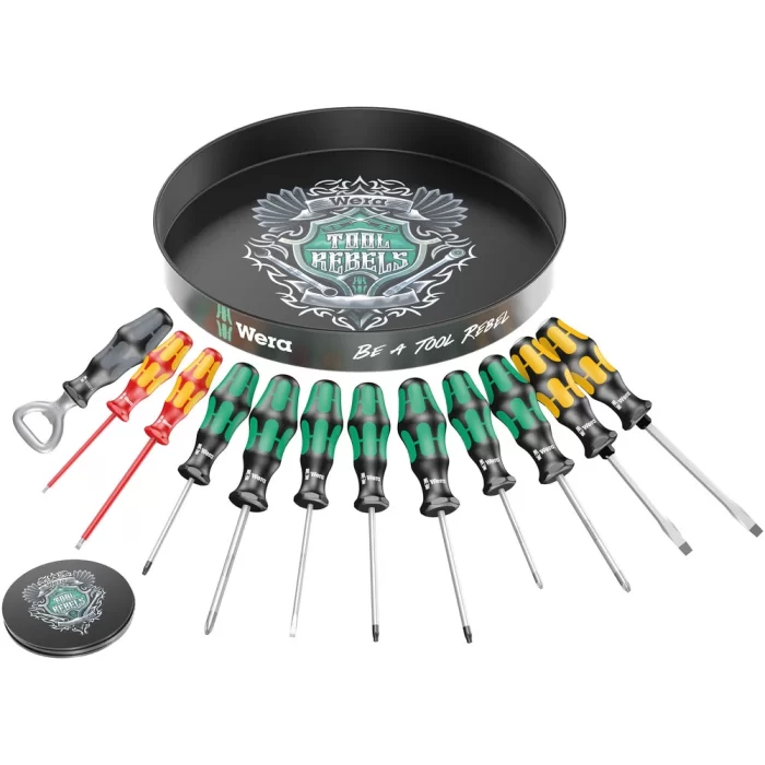 Wera TRE-16 Tool Rebel A round of screwdrivers