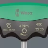 Wera 400 TORX 20 / 4 Nm Tork Tornavidası 05005090001