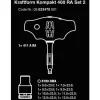 Wera Kraftform Kompakt 400 RA Cırcırlı T Kol 1/4 Lokma Seti 05023470001