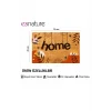 Esnature Home Bohem Temalı Dağ ve Yaprak Desenli Kapı Önü Paspası 45x70 Cm