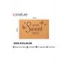 Esnature Evim Evim Güzel Evim Home Sweet Home Kahverengi Kapı Önü Paspası 45x70 Cm