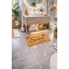 Esnature Evim Evim Güzel Evim Home Sweet Home Kahverengi Kapı Önü Paspası 45x70 Cm