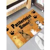 Esnature Köpek Desenli Patilerinizi Silin Yazılı Kapı Önü Paspası 45x70 Cm