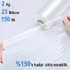 Alveta El Tipi Rulo Streç Film %150 Esneklik 2 Kg 23 Mikron 150 Metre Yırtılmaya Dayanıklı 50 Cm