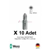 Alveta Wera 851/1 Z PH1 x 25mm Tornavida Ucu 10 Adet | Yıldız Vidalama Bits Seti Profesyonel Seri