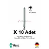 Alveta Wera 851/4 Z PH1 x 89mm Tornavida Ucu 10 Adet | Yıldız Vidalama Bits Seti Uzun Seri