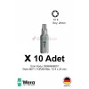 Alveta Wera 867/1 TORX TX9 x 25mm Tornavida Ucu 10 Adet | Torx Vidalama Bits Seti Profesyonel Seri