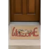 Esnature Sevimli Tembel Köpek Kahverengi Kapı Önü Paspası 45x70 Cm
