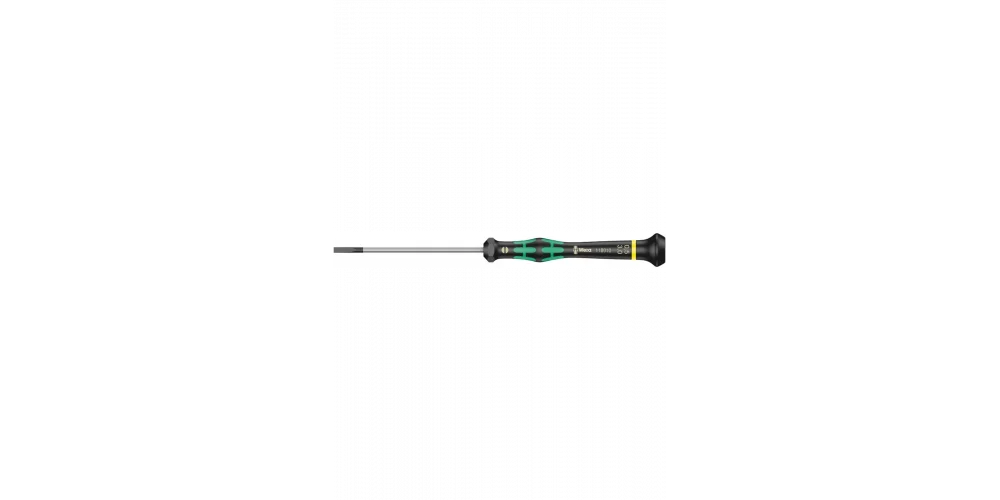 Wera 2035 Elektronikçi Düz Tornavida: Hassas ve Ergonomik 0.50 x 3 x 80 mm Uç