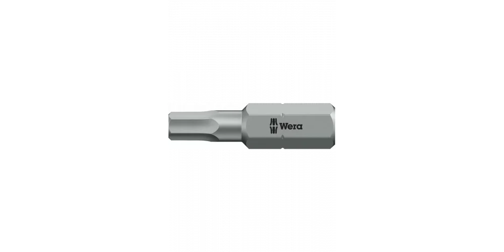 Wera 840/1 Z Hex‑Plus 2,5 x 25 mm Alyan Bit ile Saglam Vidalamalar
