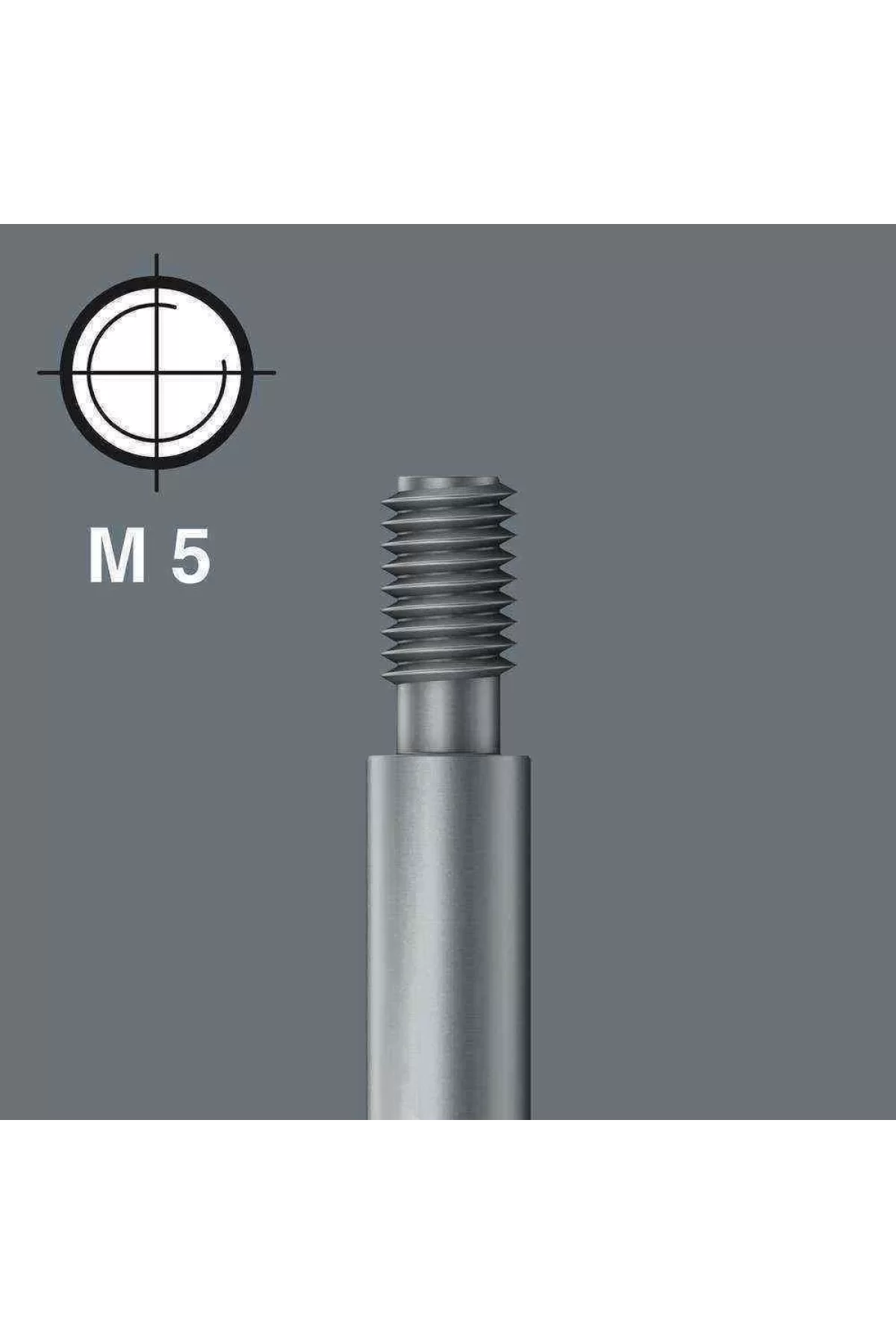 Alveta 851/12 M5 Ph/Yıldız 2x50mm Bits Yivli/Vidalı