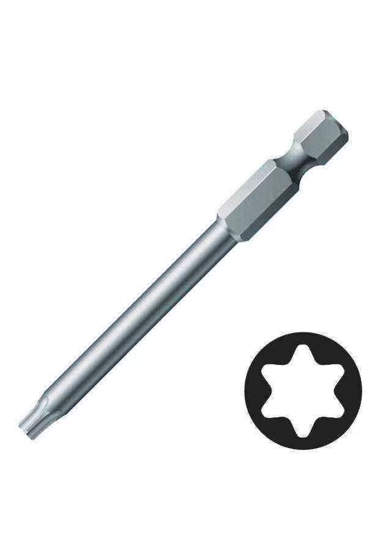 Alveta Torx Başlı T15 T20 T25 T30 T40 Bits Matkap Ucu Seti 200mm