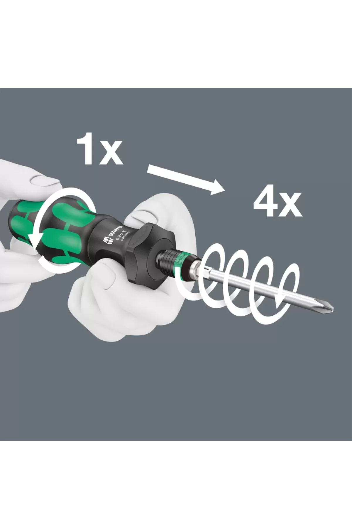 Wera Kraftform Turbo 826 T Bits Tutucu 05057480001