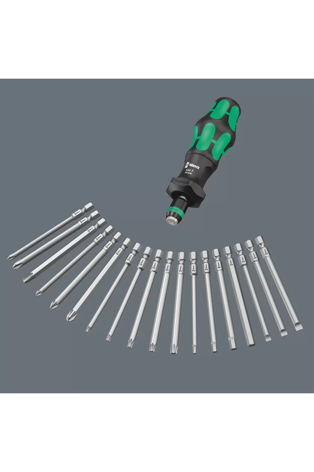 Wera Kraftform Turbo 826 T Bits Tutucu 05057480001