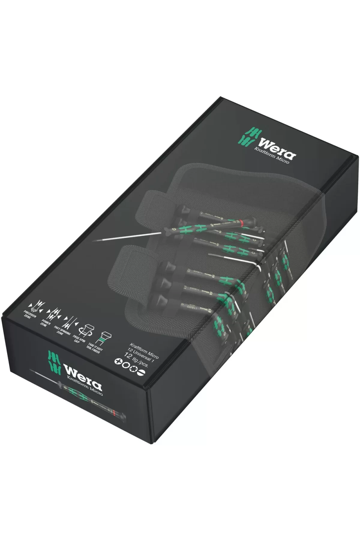 Wera Kraftform SB 12 Li Çantalı Mikro Tornavida Seti 05073675001