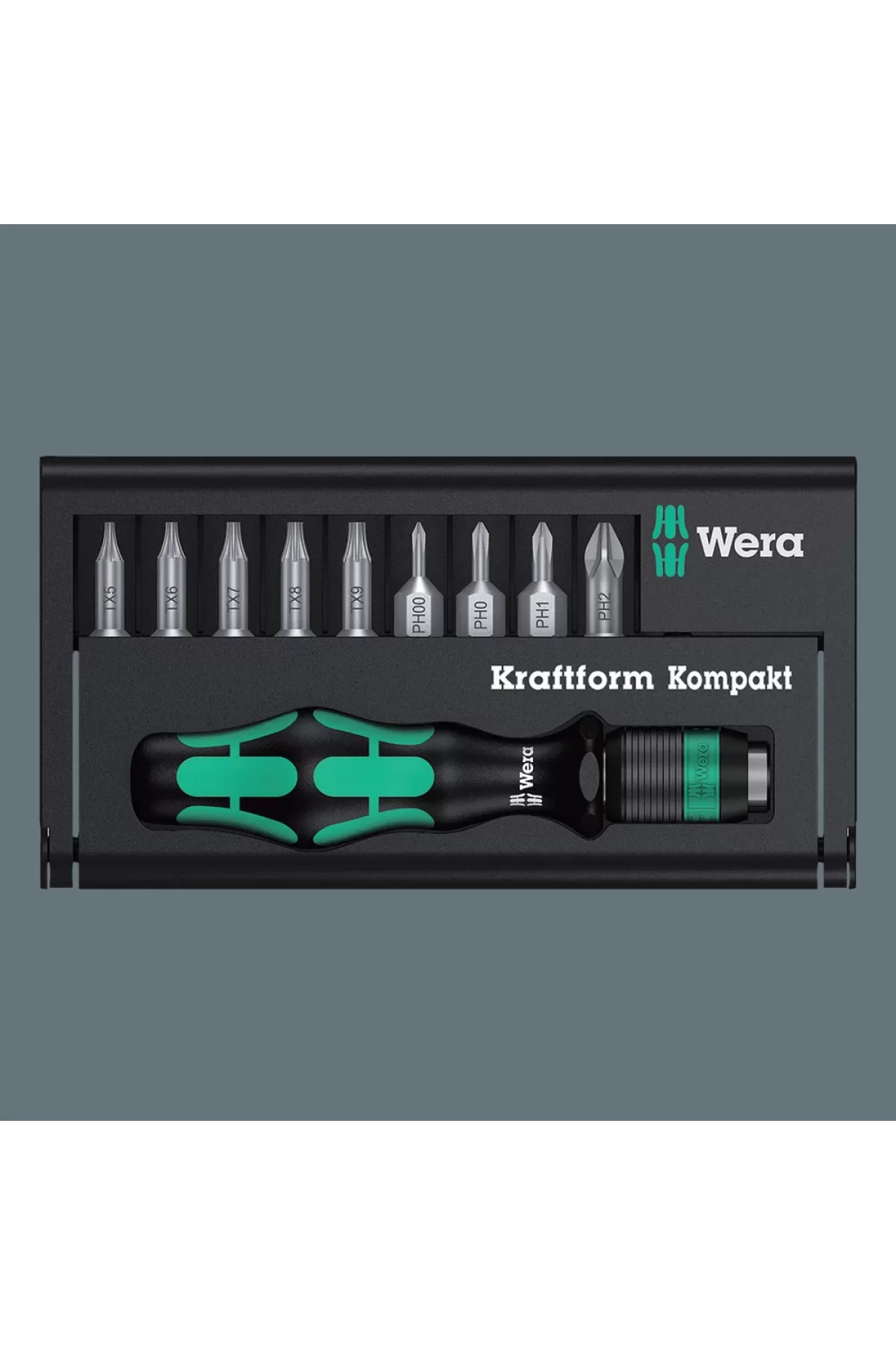 Wera Kraftform Kompakt Micro 10 Lu Bits Seti 05056653001