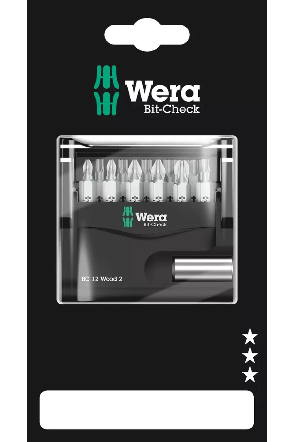 Wera Bit-Check 12 Ahşap Bits Seti 2 SB 05136391001