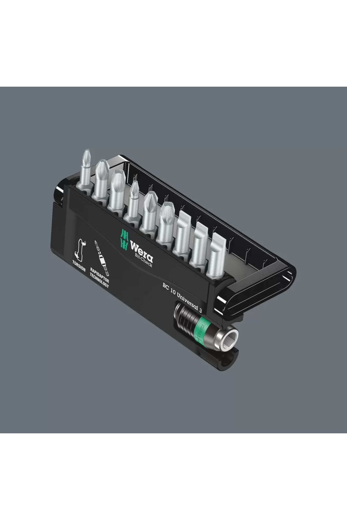 Wera Bit-Check 10 Universal Bits Seti 3 05056375001