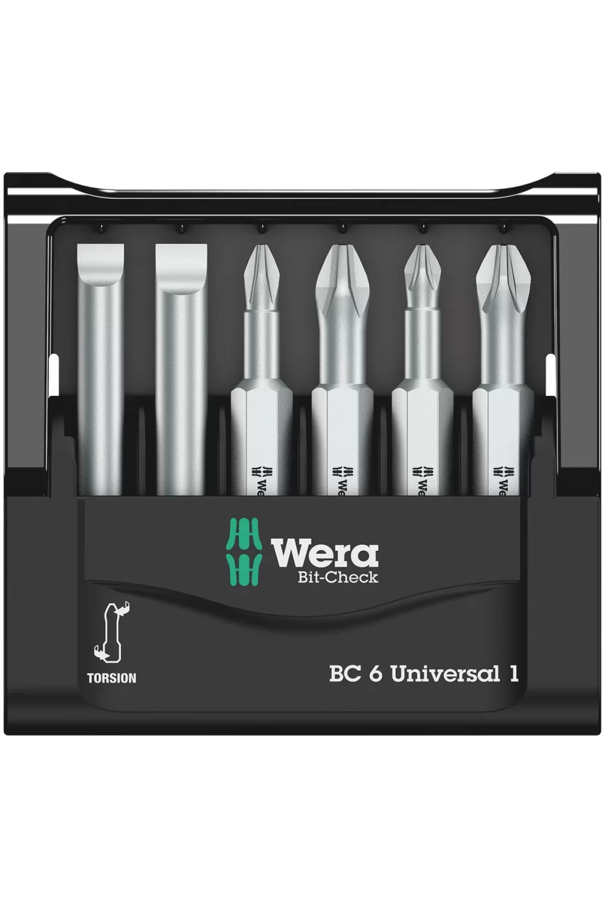 Wera Bit-Check 6 Universal Bits Seti 1 05056474001