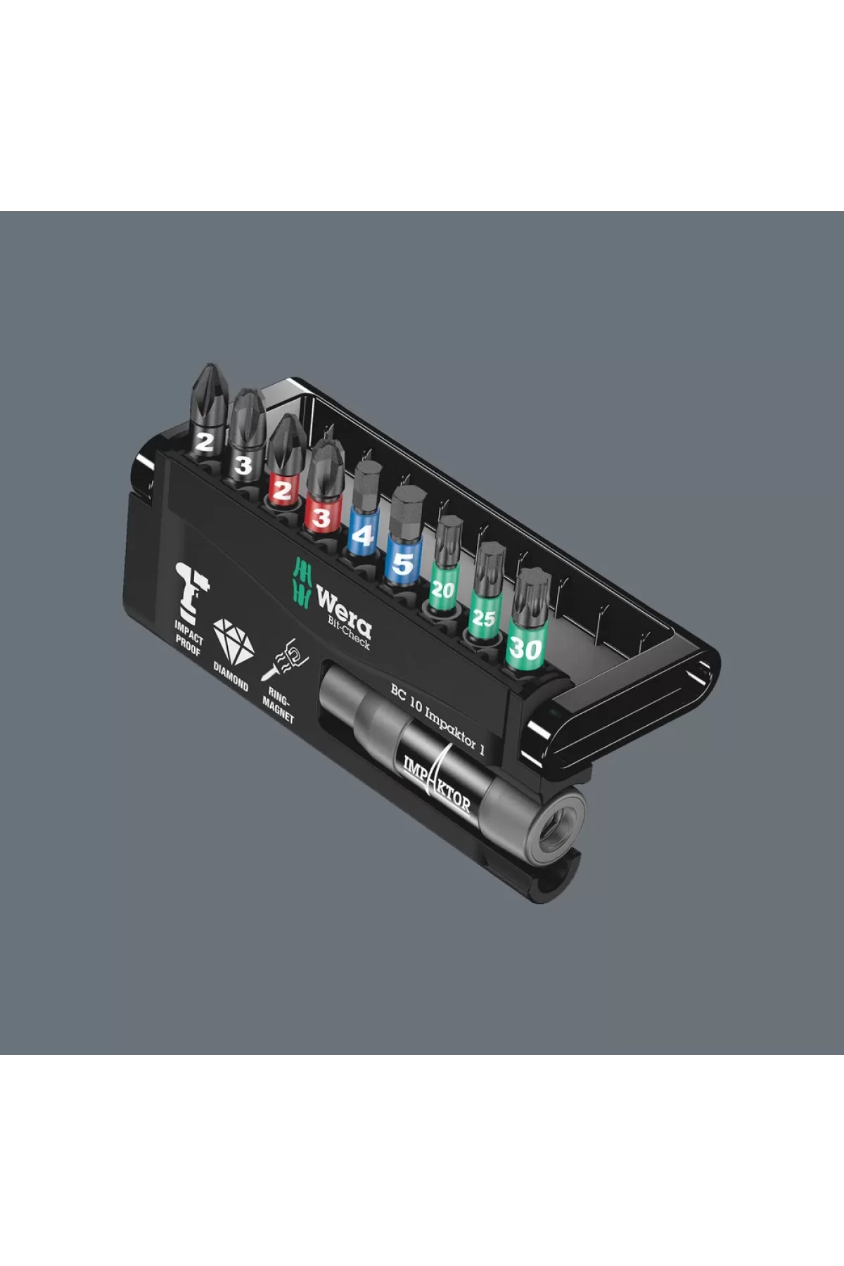 Wera Bit-Check 10 impaktor Bits Seti 1 SB 05073980001