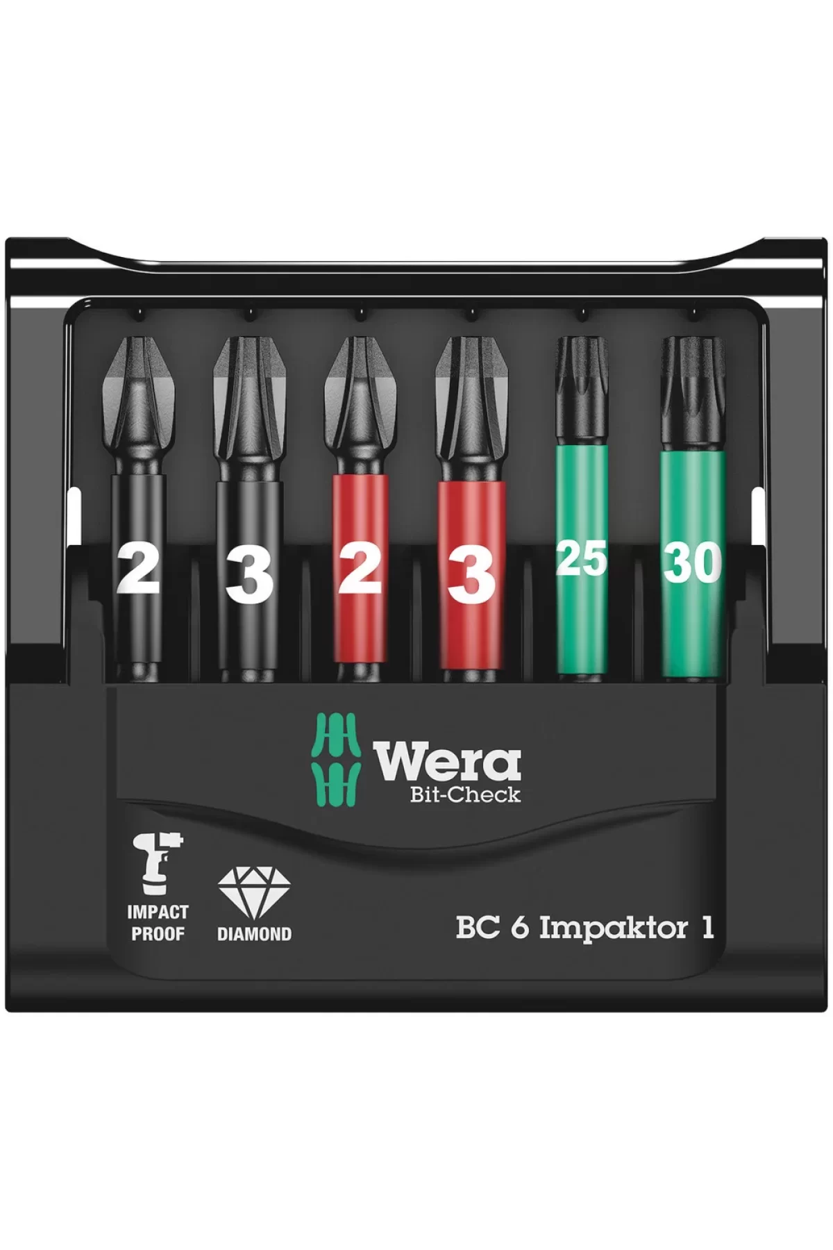 Wera Bit-Check 6 impaktor Bits Seti 1 05057695001