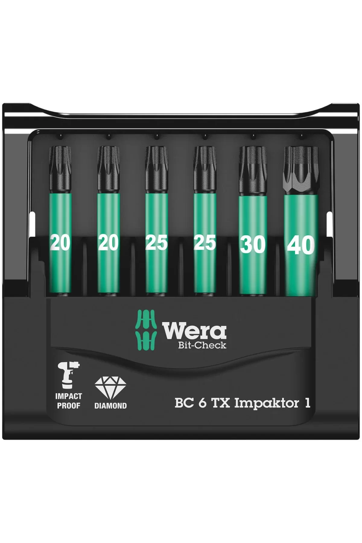 Wera Bit-Check 6 TX impaktor Bits Seti 1 05057693001