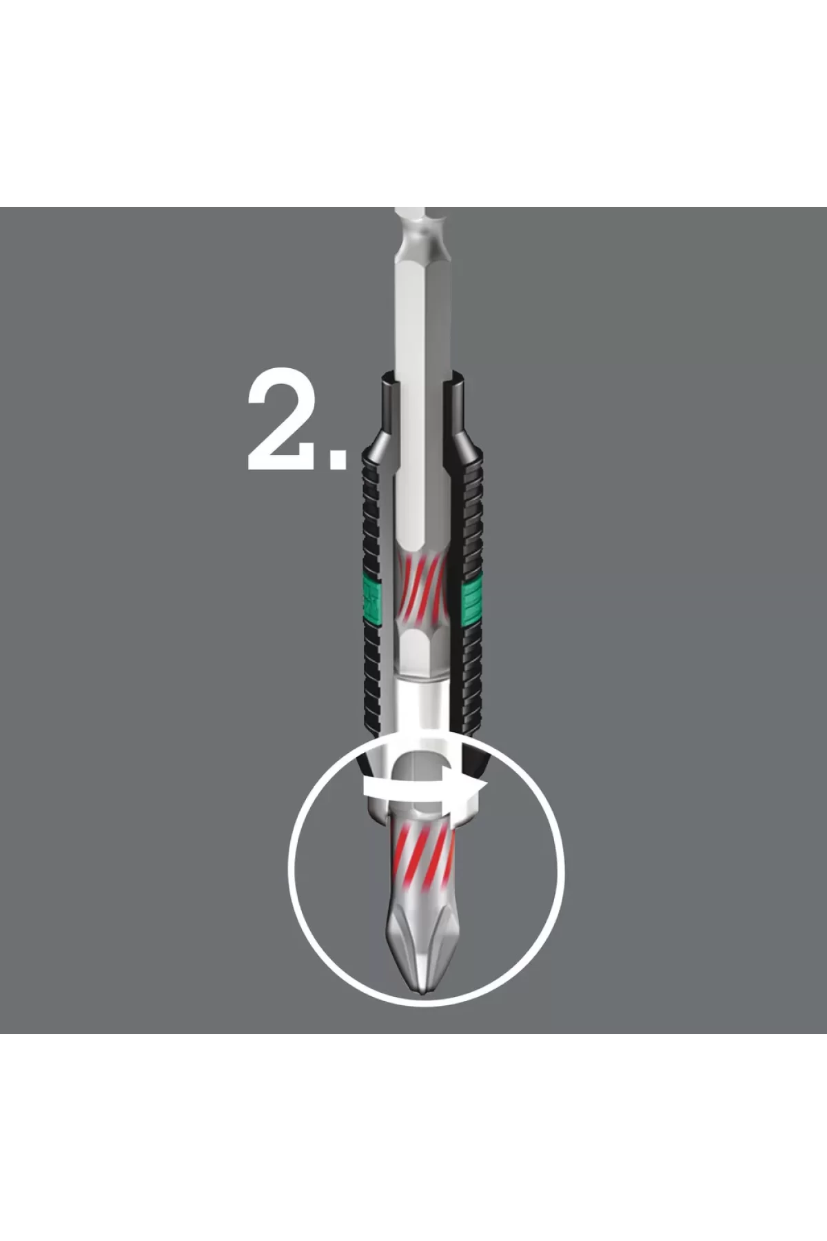 Wera 840/1 BTZ Hex-Plus Alyan 2x25mm Bits 05056681001