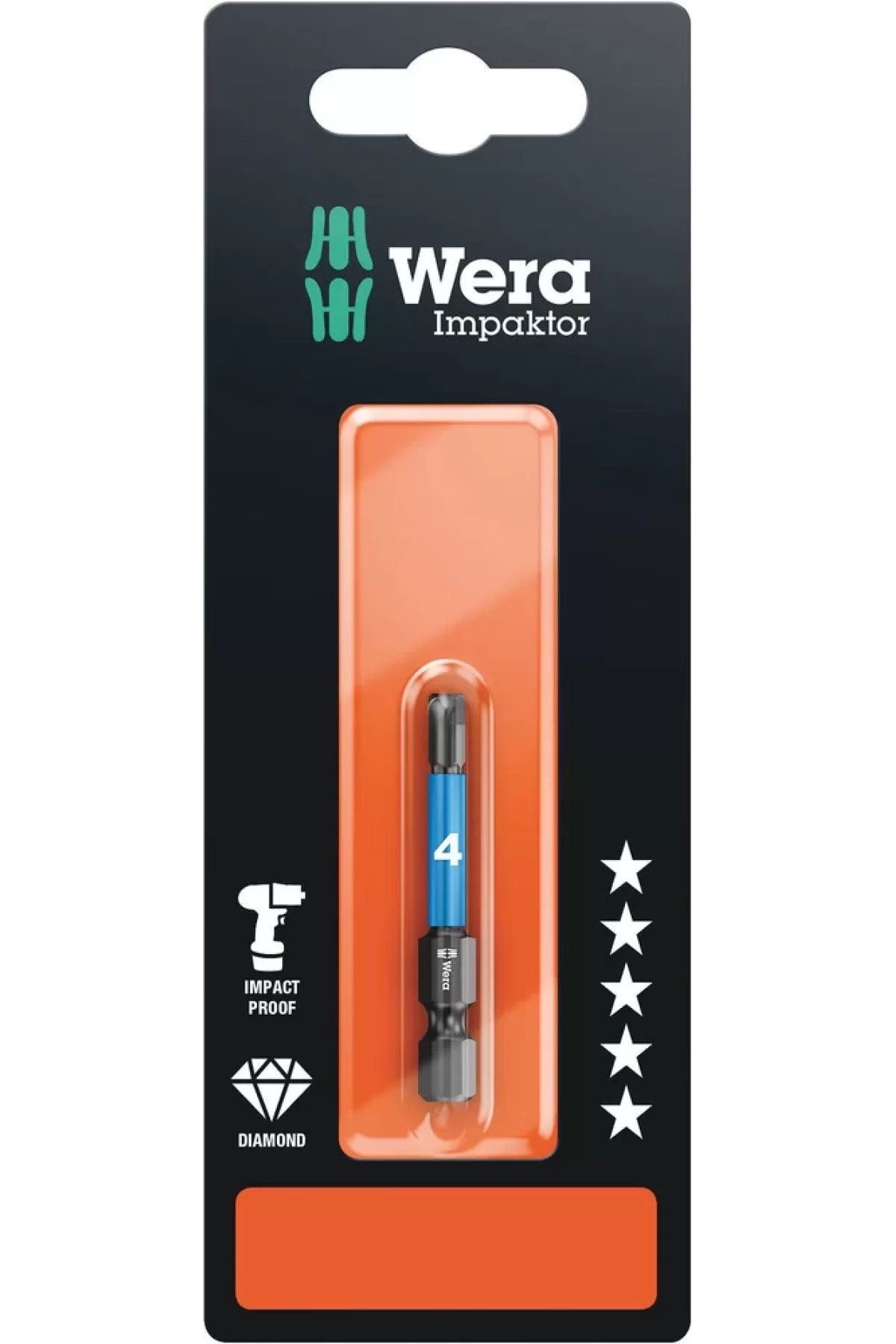 Wera 840/4 İmp, DC Hex-Plus Alyan 4x50mm Bits SB 05073944001