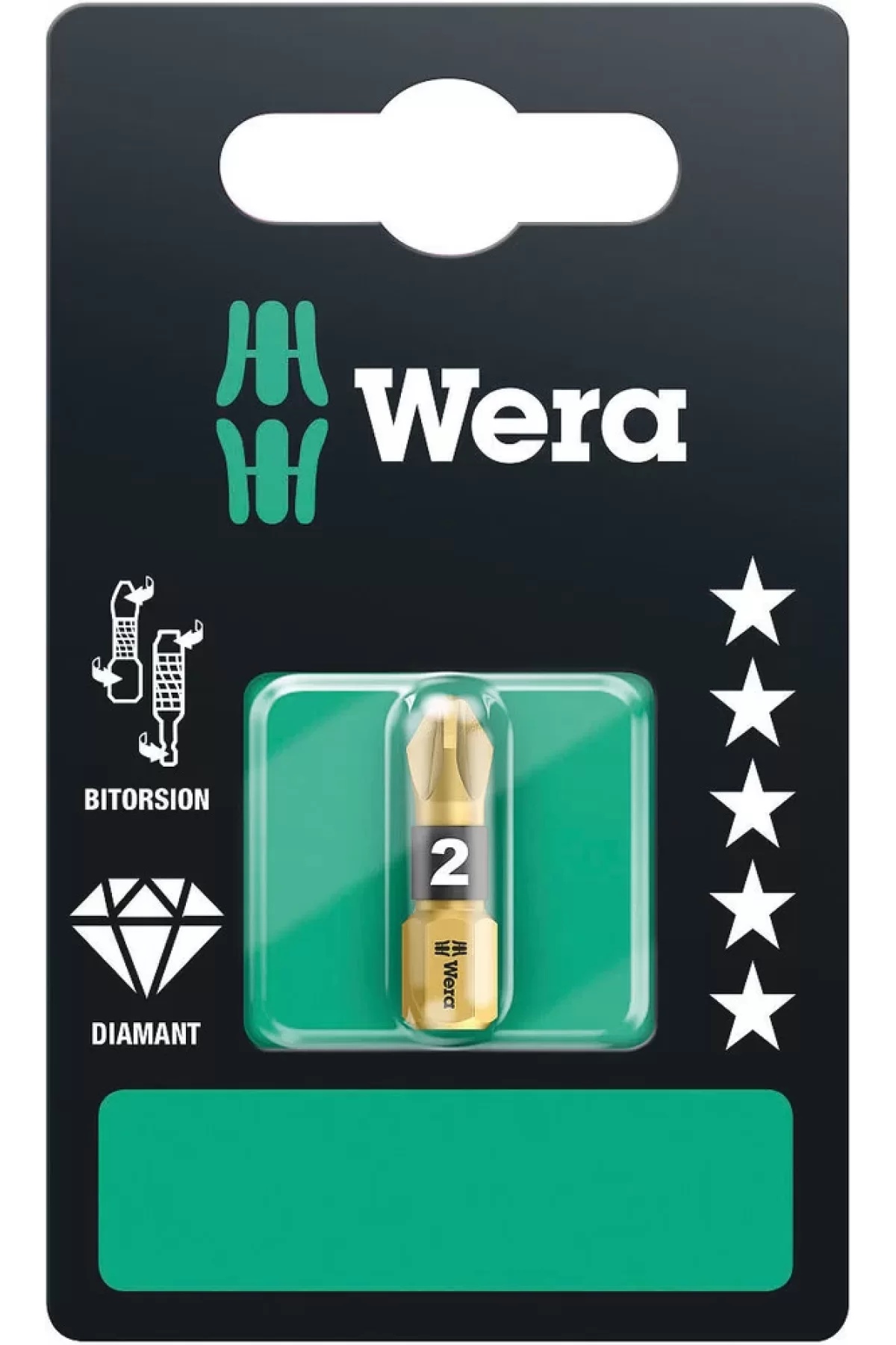 Wera 855/1 Bdc Pz 1x25mm Bits SB 05073336001