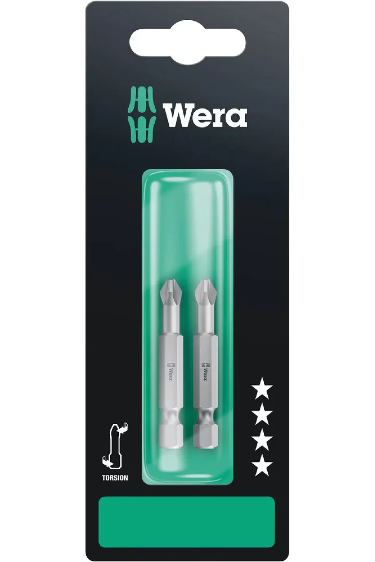 Wera 855/4 Tz Pz 2x50mm Bits SB 05134385001