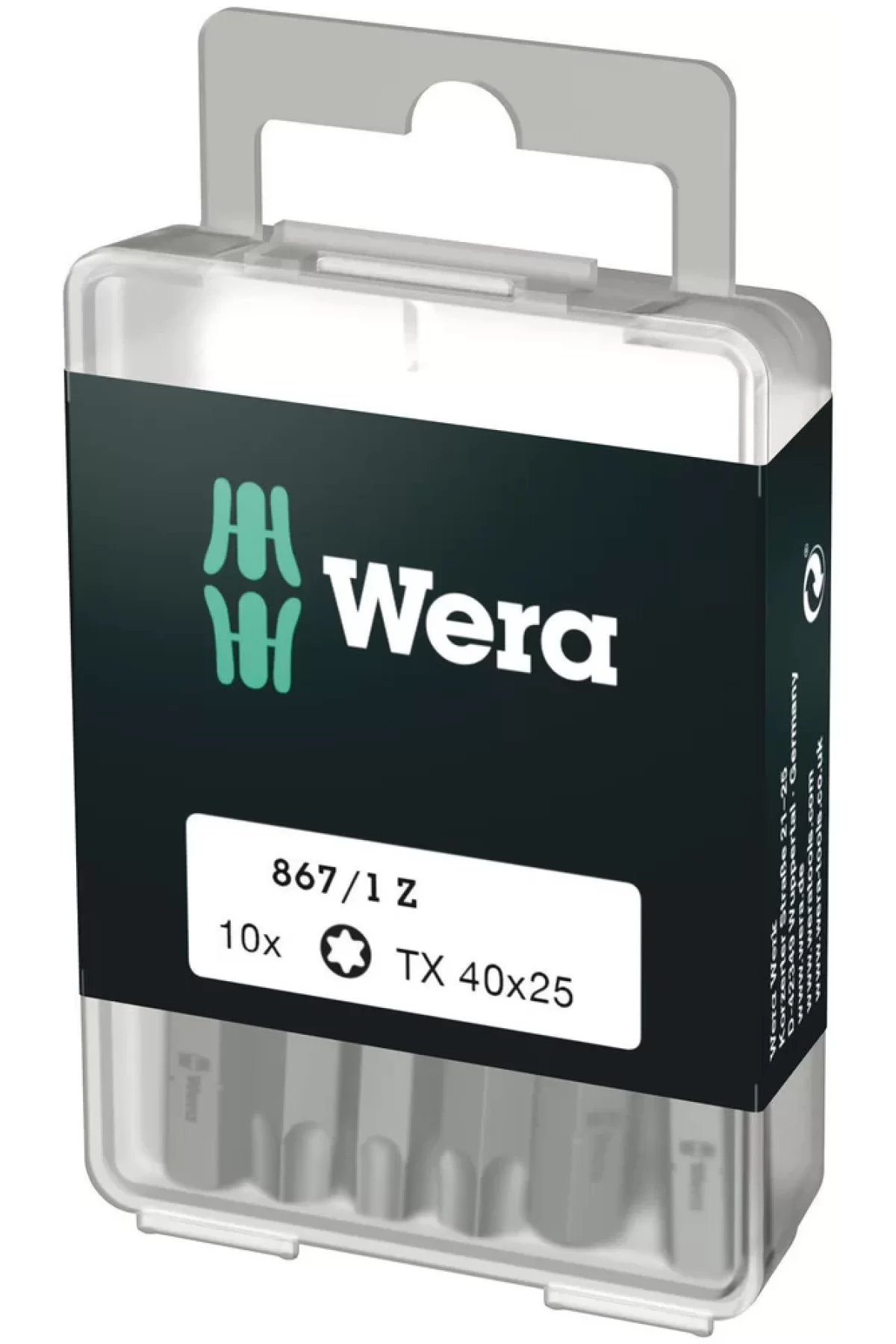 Wera 867/1 Z Tx 40x25mm Bits DIY-Box 05072412001