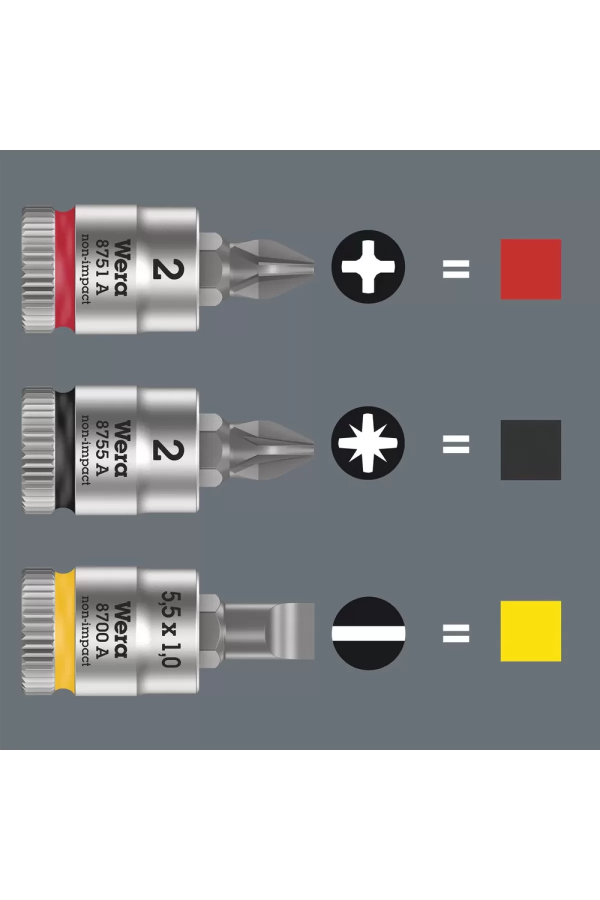 Wera 8755 A PZ 1/4 Lokma 1x28mm 05003353001