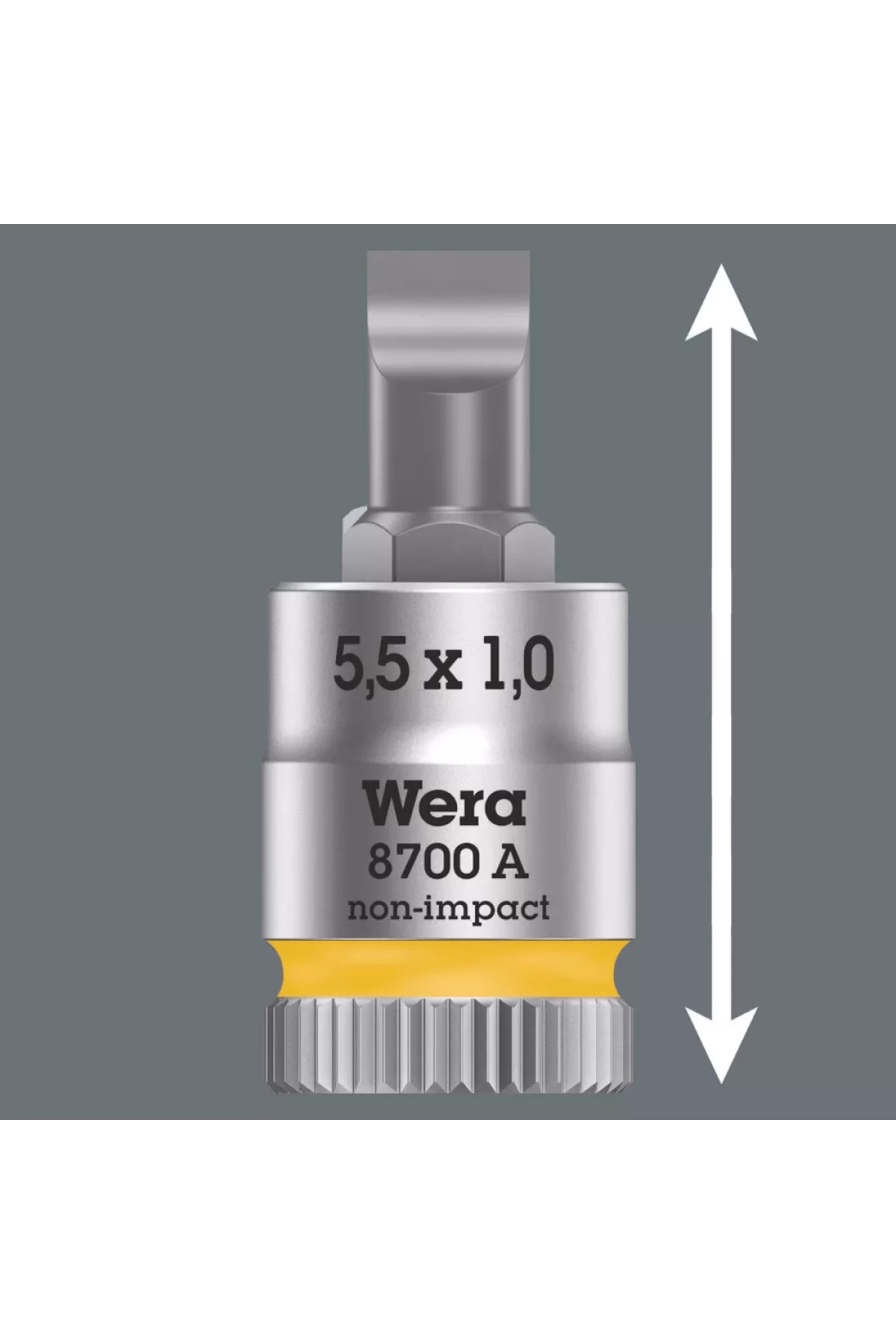 Wera 8700 A FL Düz Uç 1/4 Lokma 0,8x5,5x28mm 05003320001