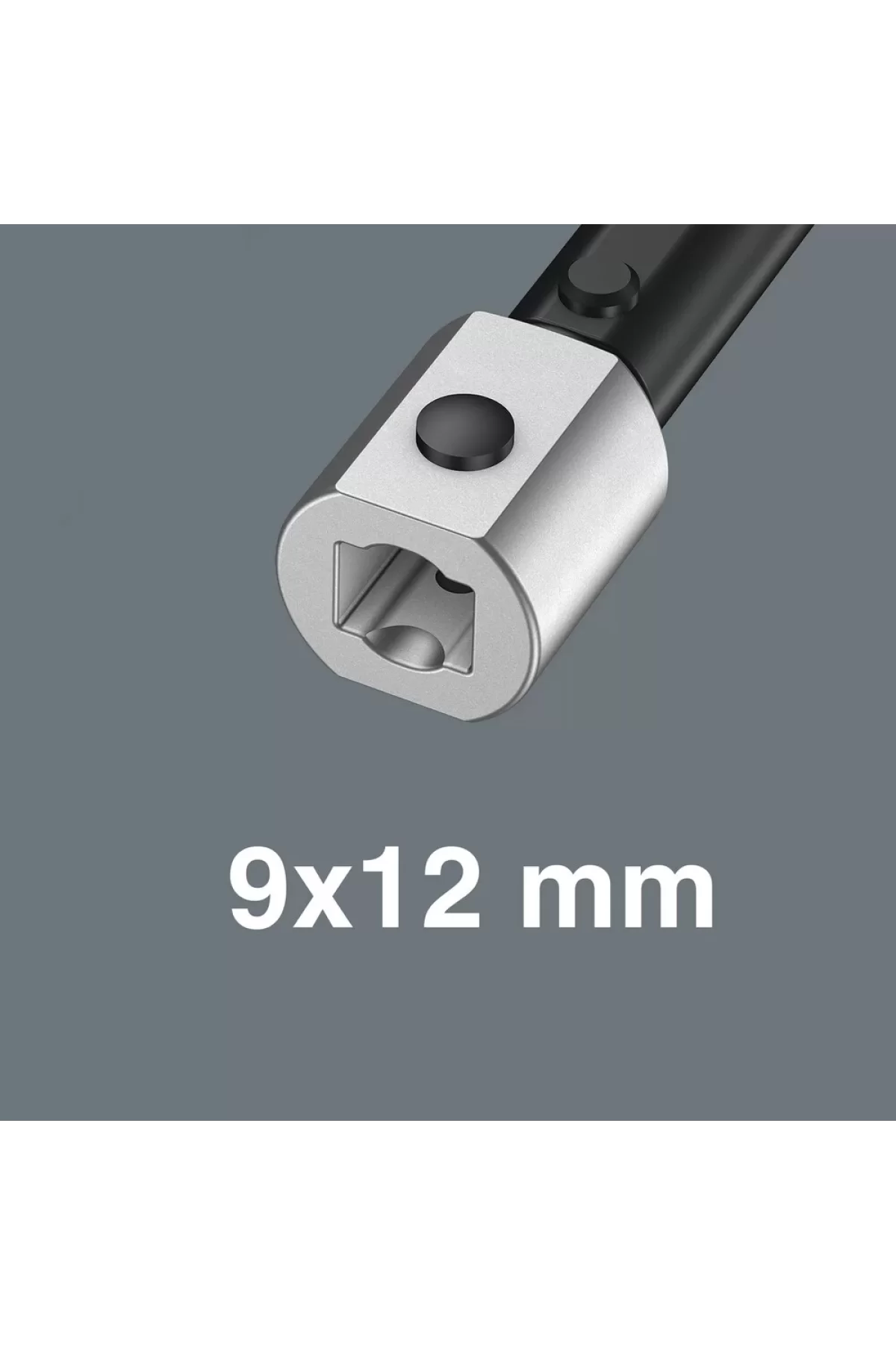 Wera 7770 9x12mm Tork Anahtarı Geçme Ucu 11mm 05078604001