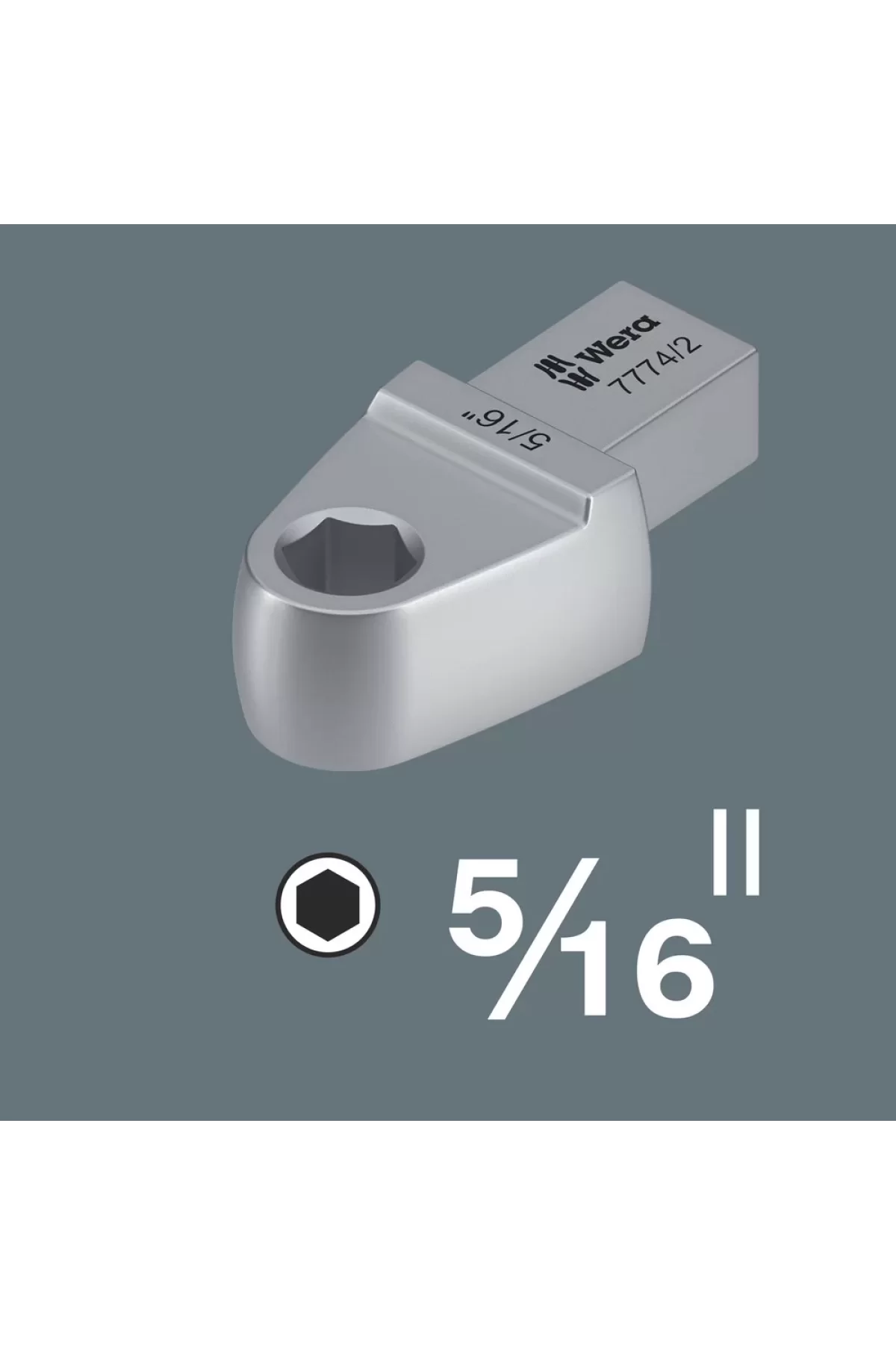 Wera 7774/2 9x12mm Bitadapter 5/16 05078641001