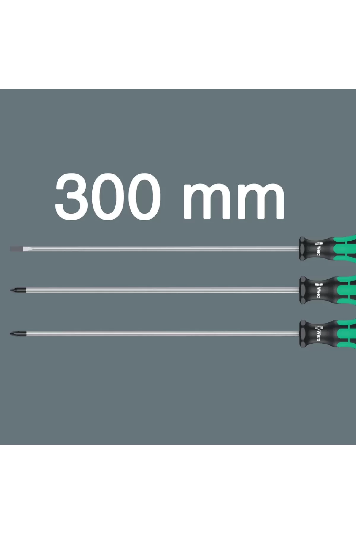 Wera 335/350/355/3 Uzun 300mm Tornavida 05347735002