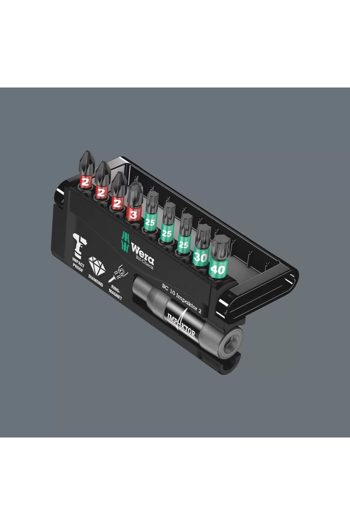 Wera Bit-Check 10 impaktor Bits Set 05057682001