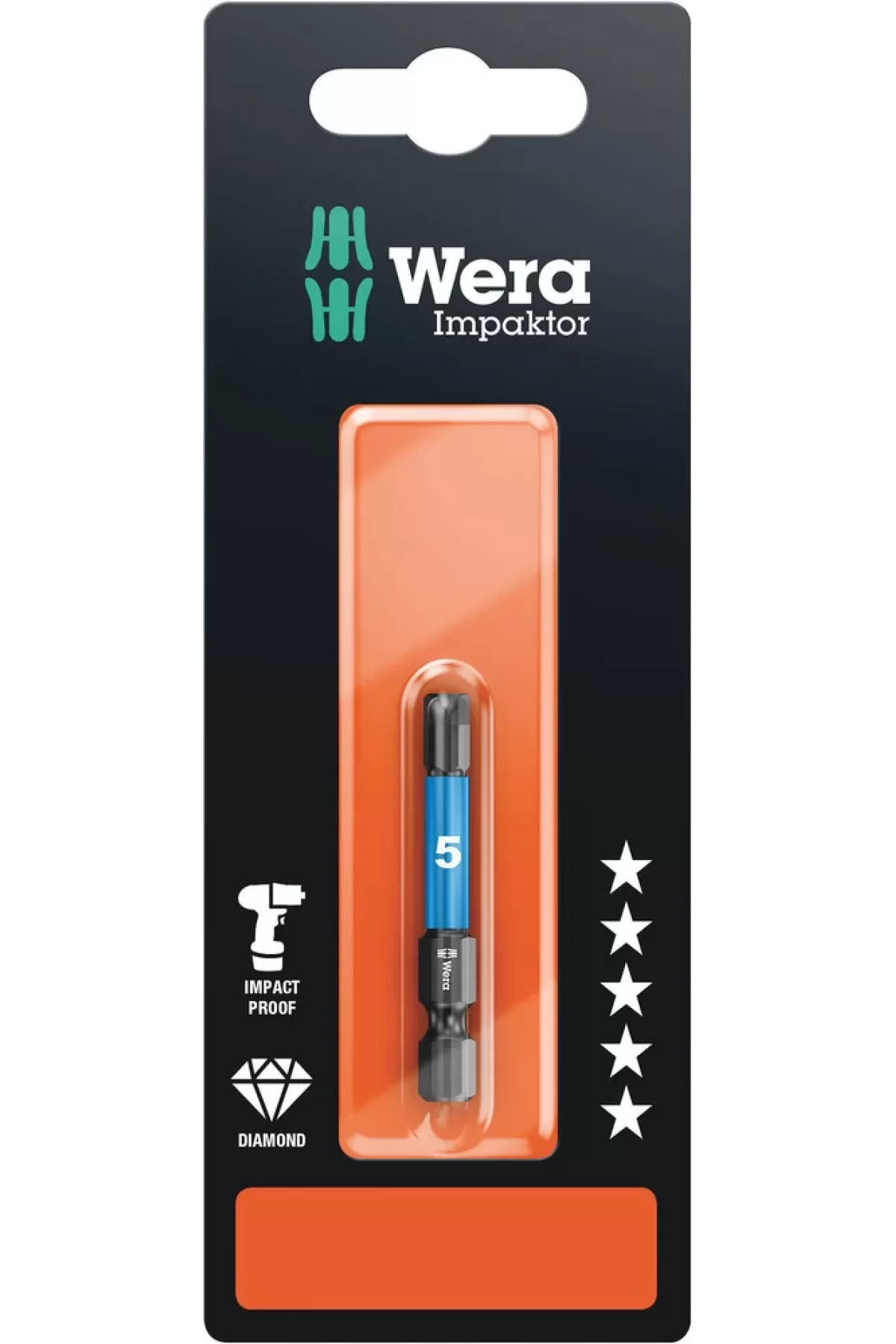 Wera 840/4 İmp, DC Hex-Plus Alyan 5x50mm Bits SB 05073945001