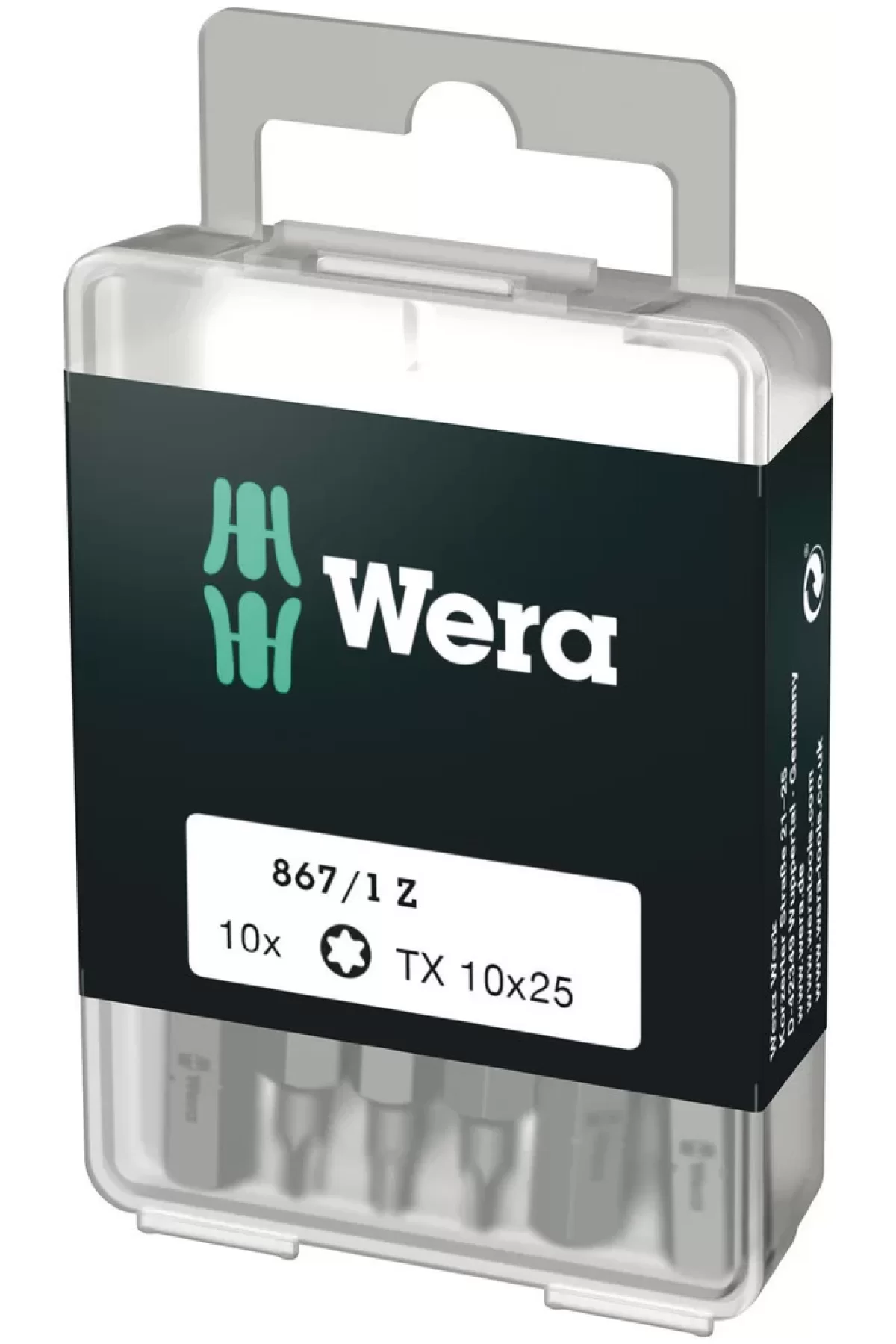 Wera 867/1 Z Tx 10x25mm Bits DIY-Box 05072406001