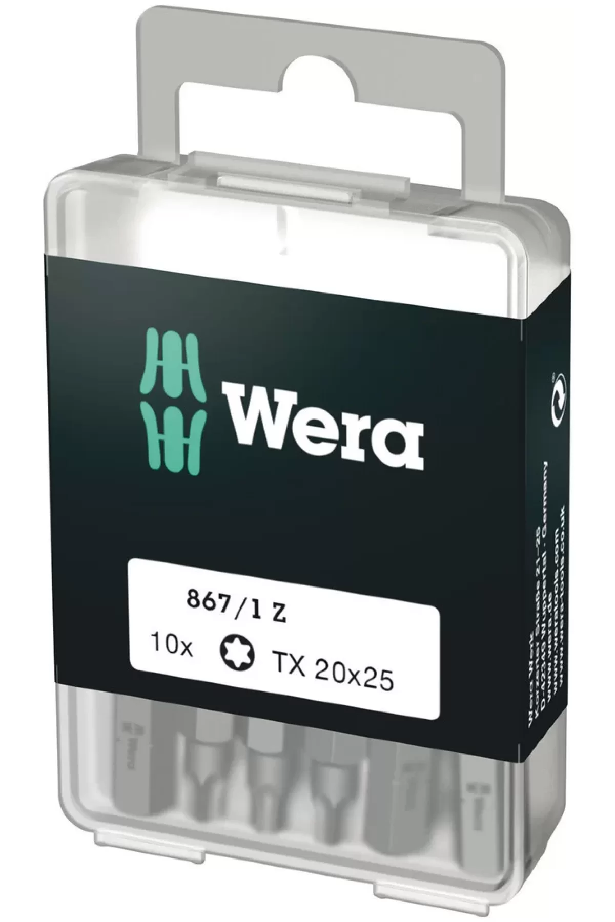 Wera 867/1 Z Tx 20x25mm Bits DIY-Box 05072408001