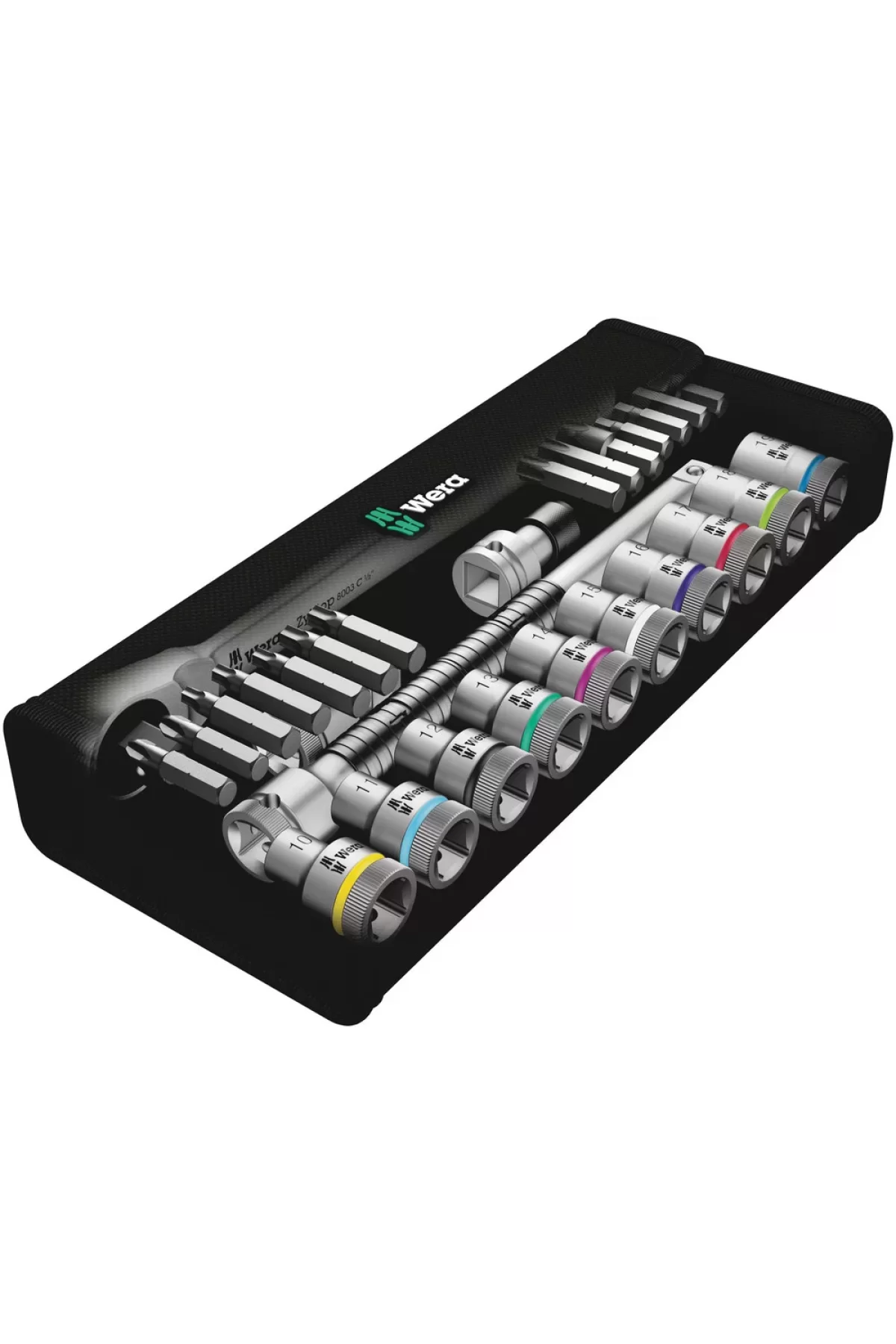 Wera 8100 SC 7 Metal Cırcır Seti 1/2 05004077001