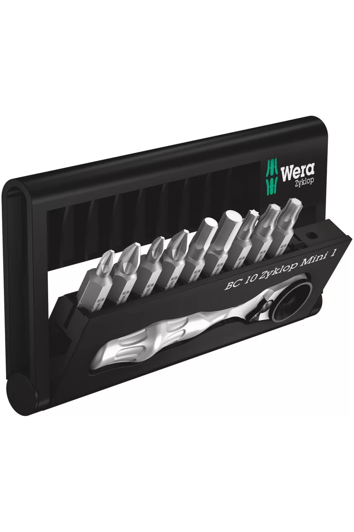 Wera Bit-Check 10 Zyklop Mini Cırcır Seti 1 05073645001