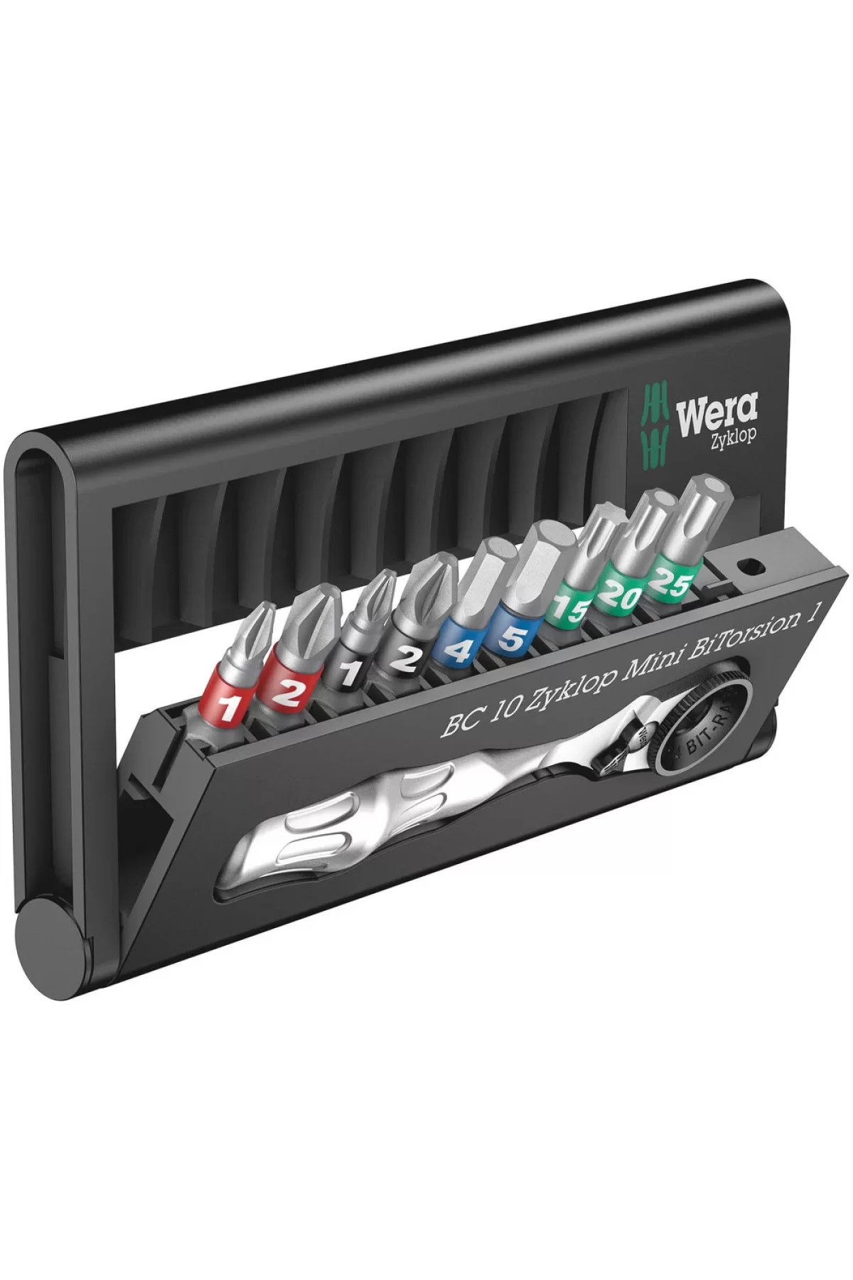 Wera Bit-Check 10 Zyklop Mini Cırcır BiTorsion Seti 1 05057418001