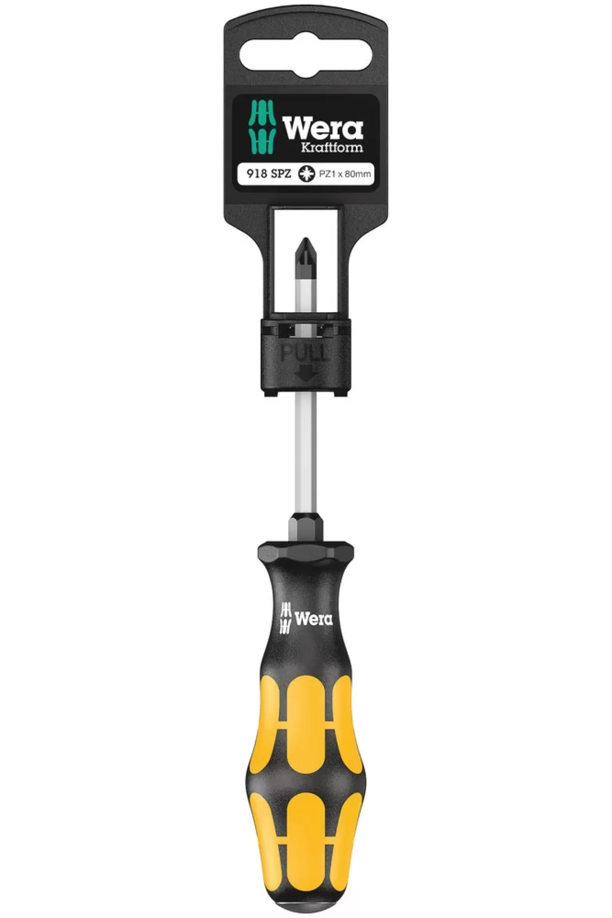 Wera 918 SPZ PZ 1x80mm Hang-Tag Tornavida 05100080001