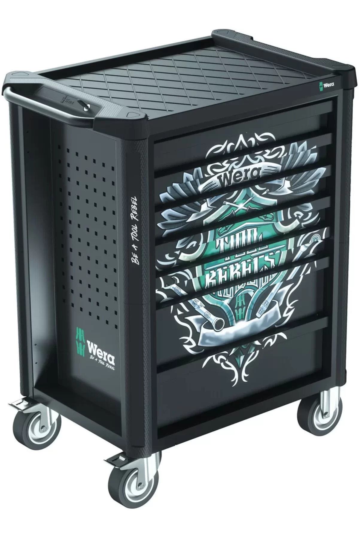 Wera 9700 Tool Rebel Roller Cabinet 1 Tekerlekli Tam Donanımlı Takım Dolabı Seti 05150130001