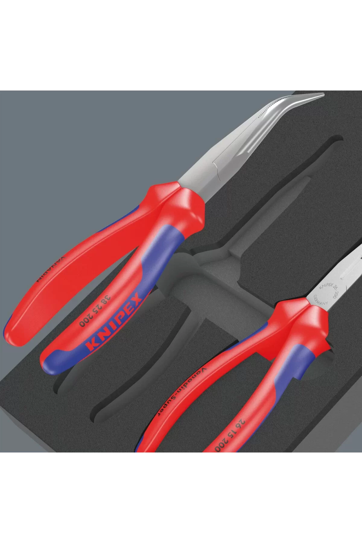 Wera 9781 Knipex Kromajlı Kargaburun Pense, Elektrikçi Makası, Eğik Uçlu Kargaburun Pense Seti 05150181001