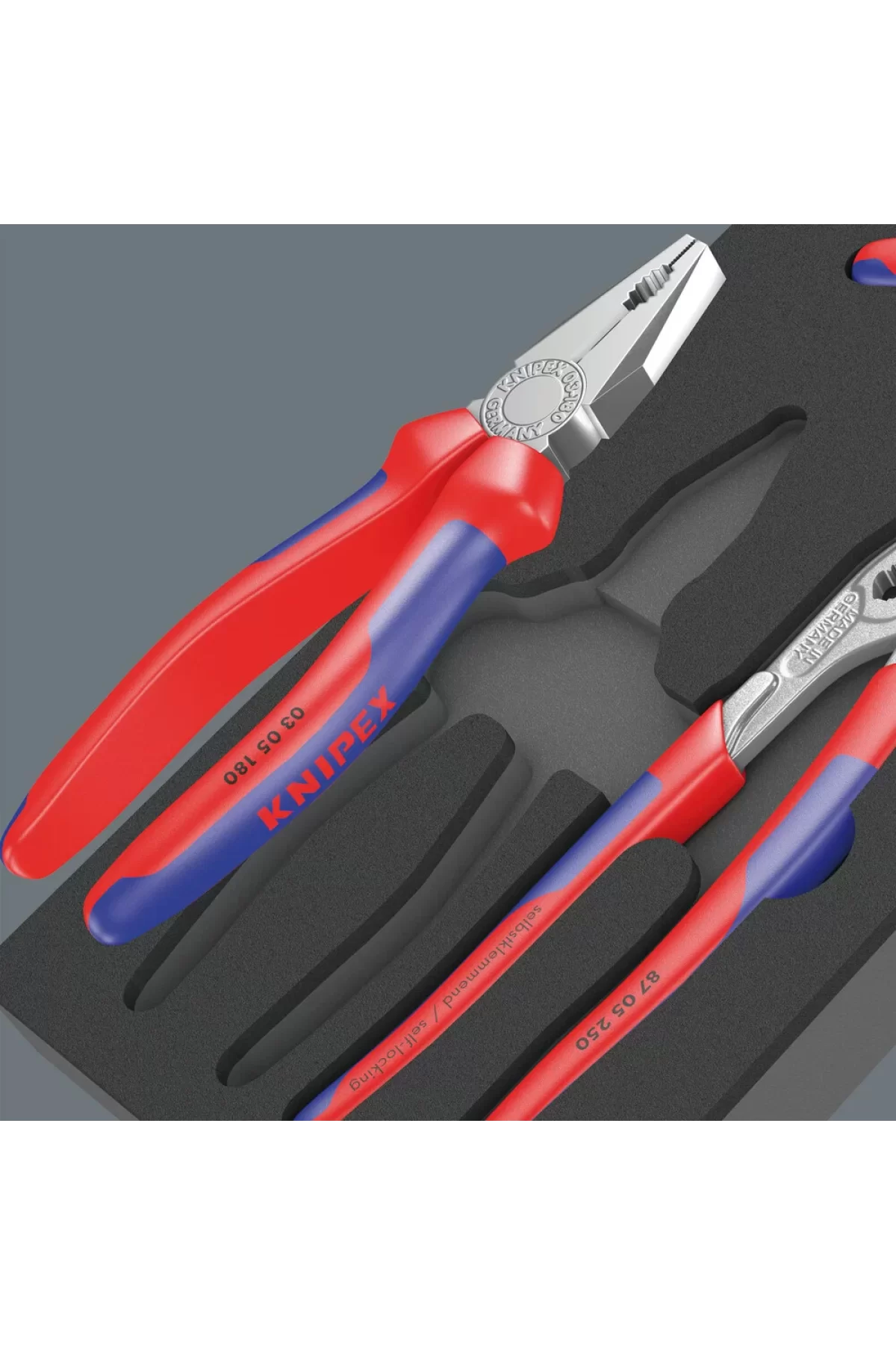 Wera 9780 Knipex Kombine Pense, Yan Keski, Cobra Fort Pense Seti 05150180001